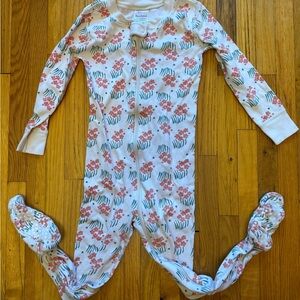 Hanna Andersson Floral Kids One Piece Pajama